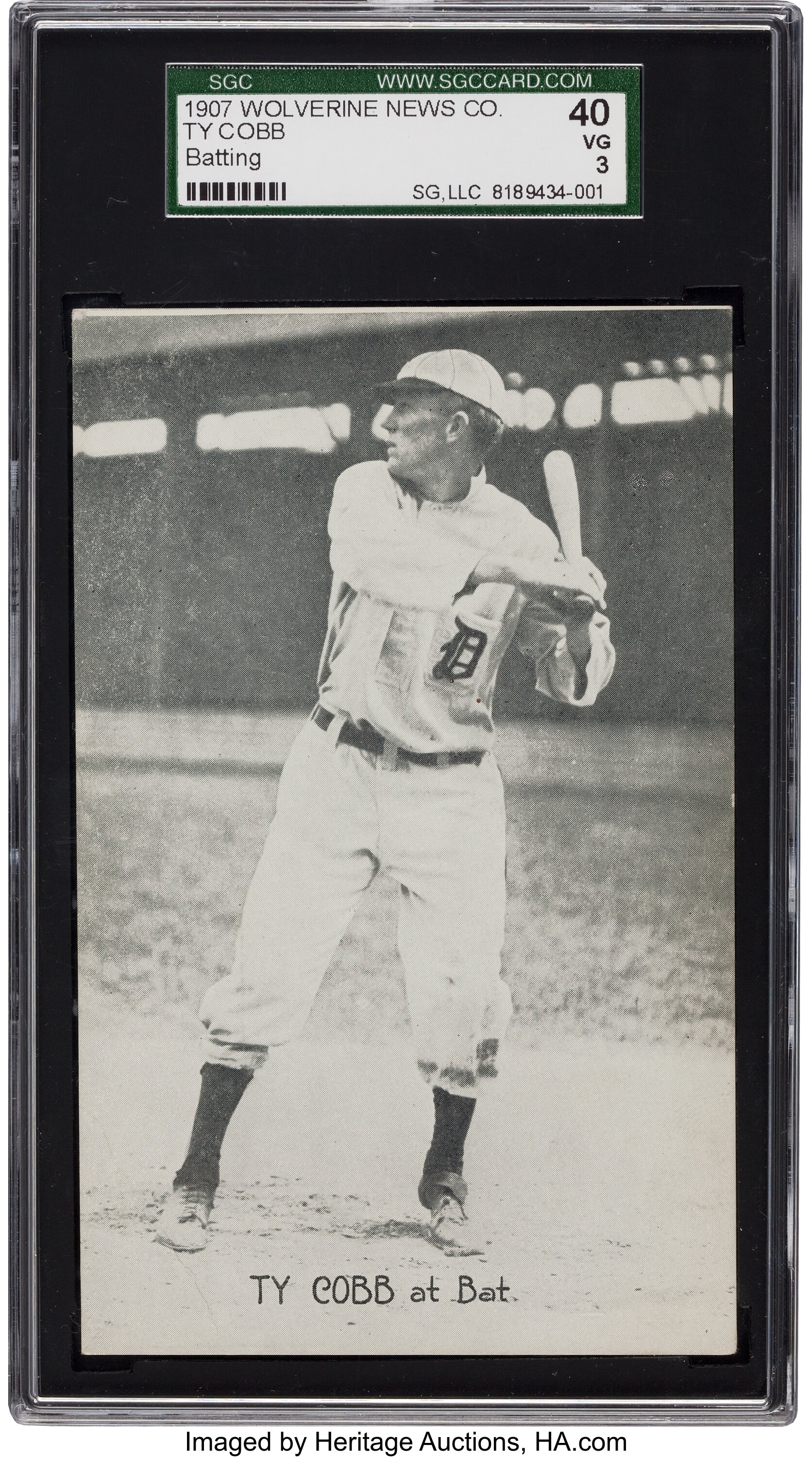 ty cobb batting