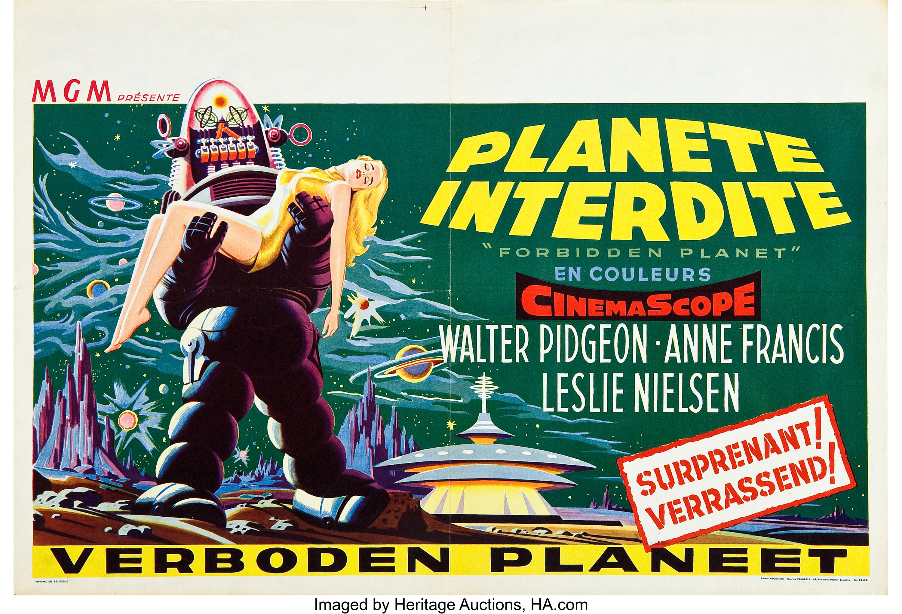 Forbidden Planet 1956, Sold Details