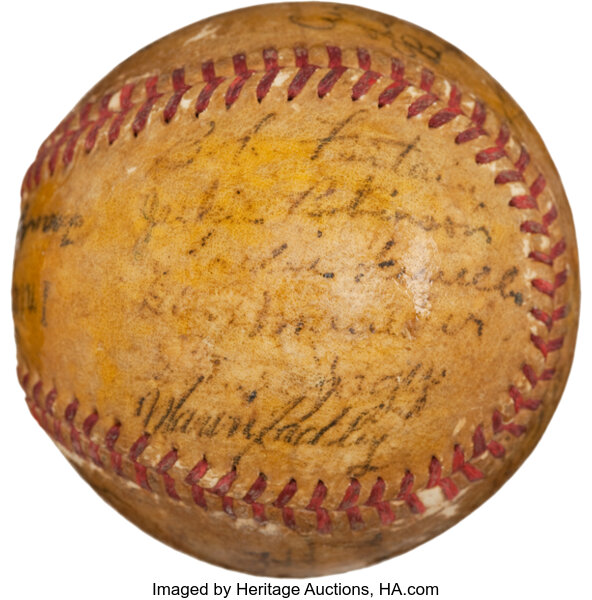 1946 Montreal Royals Signed Baseball with Jackie Robinson