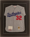 Sandy Koufax Brooklyn Dodgers Autographed Mitchell and Ness 1963