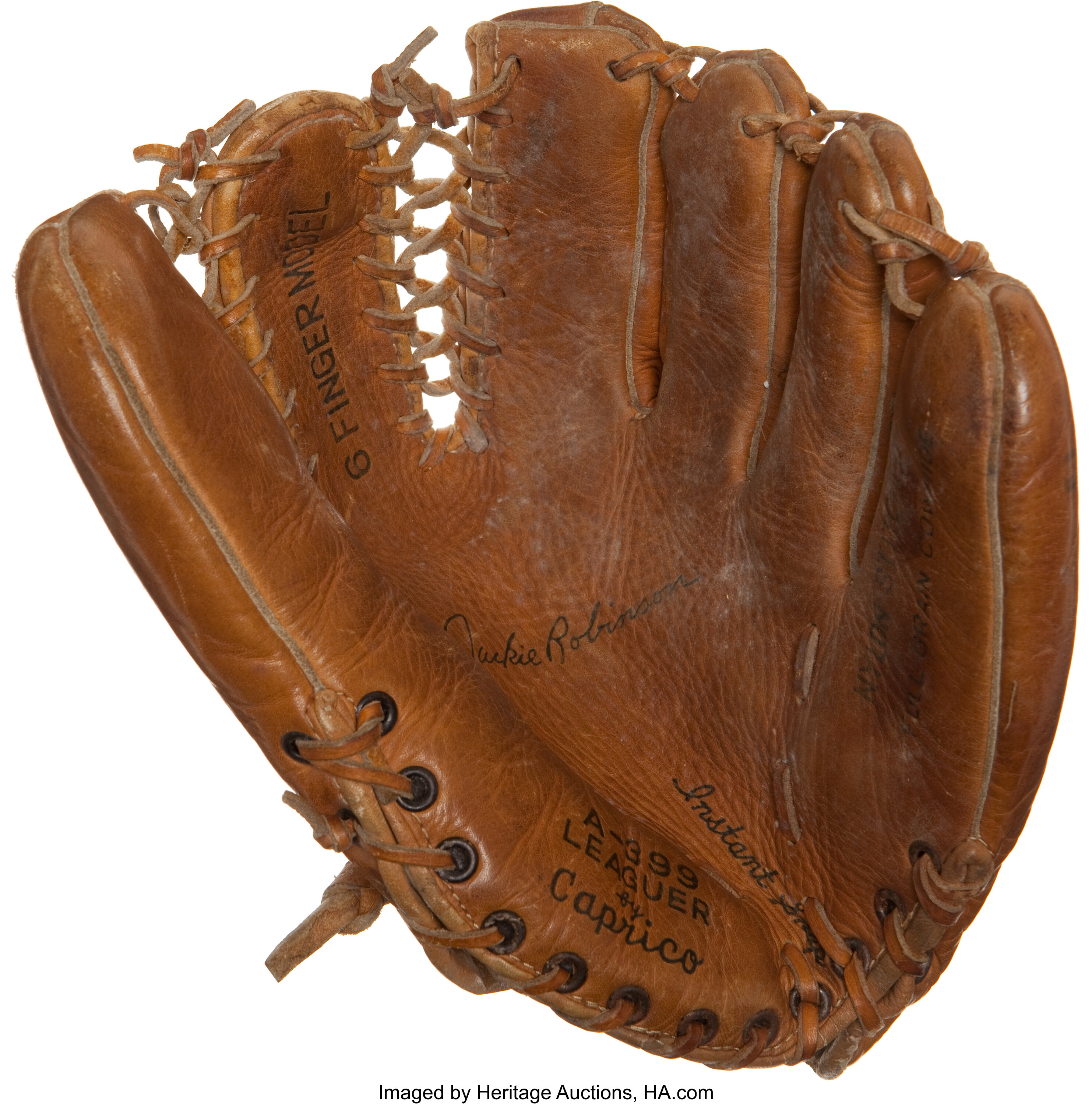 Circa 1950's Jackie Robinson "Caprico" Store Model Glove.... | Lot ...