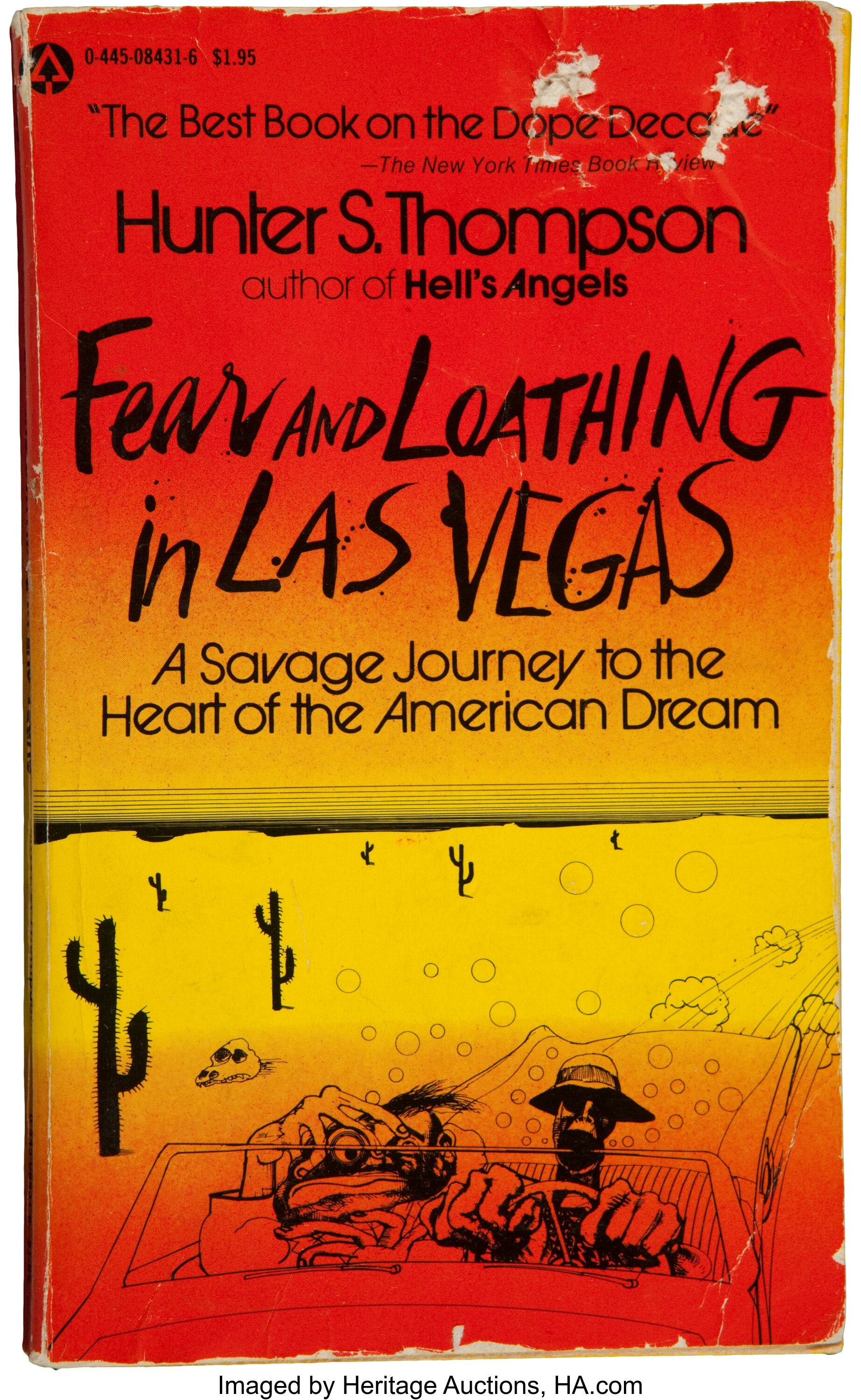 Hunter S Thompson Fear And Loathing In Las Vegas A Savage Lot 36672 Heritage Auctions