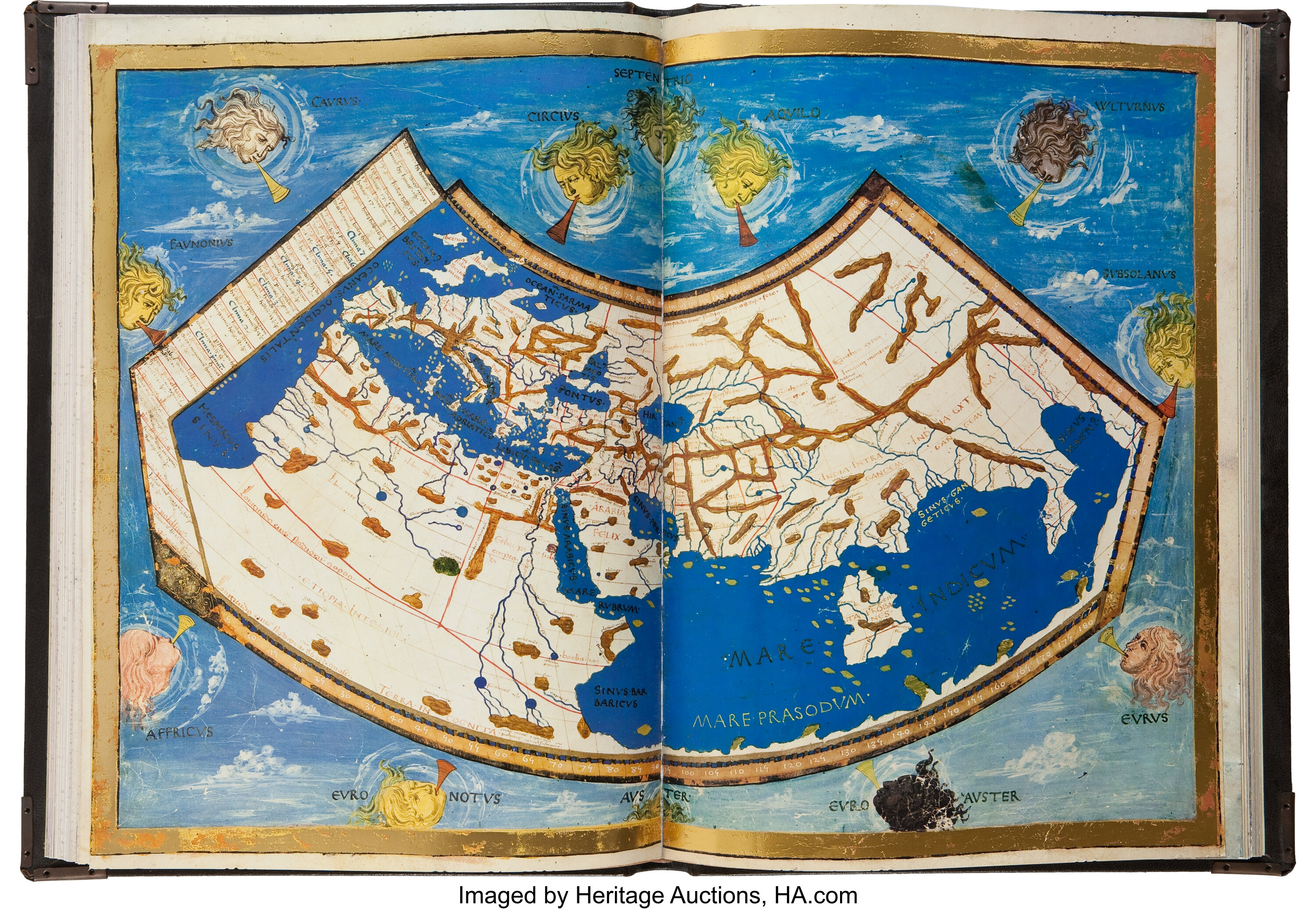 Claudius Ptolemy. Cosmografia. Atlas De Claudio Ptolemy. Books 