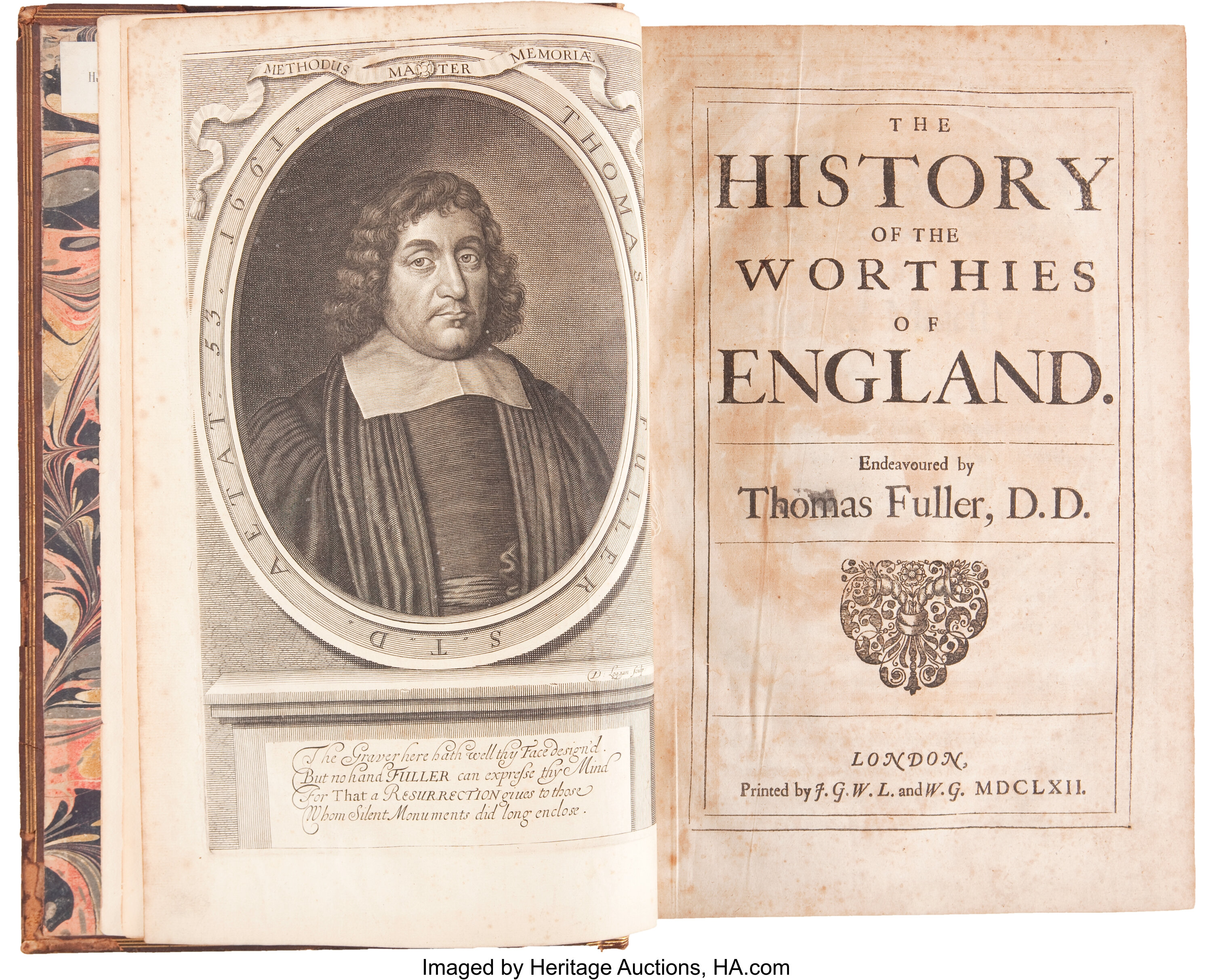 Thomas Fuller The History Of The Worthies Of England London Lot Heritage Auctions