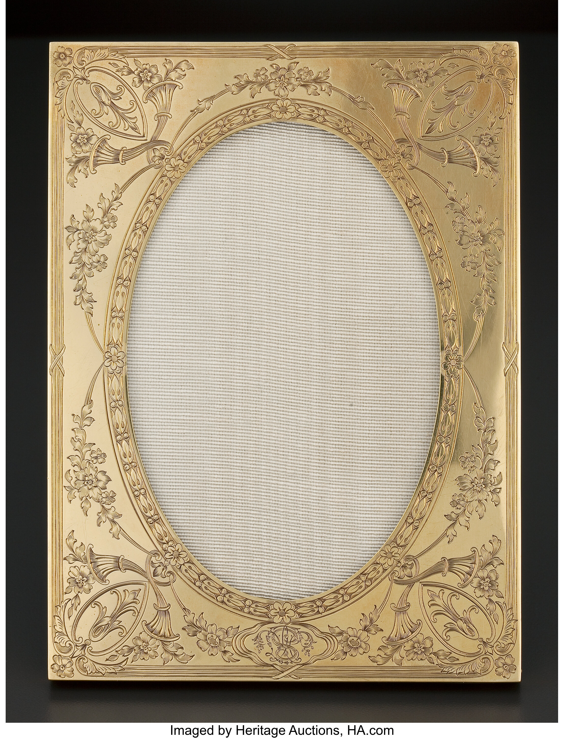 An American Gold Engraved Picture Frame Theodore B Starr New Lot Heritage Auctions