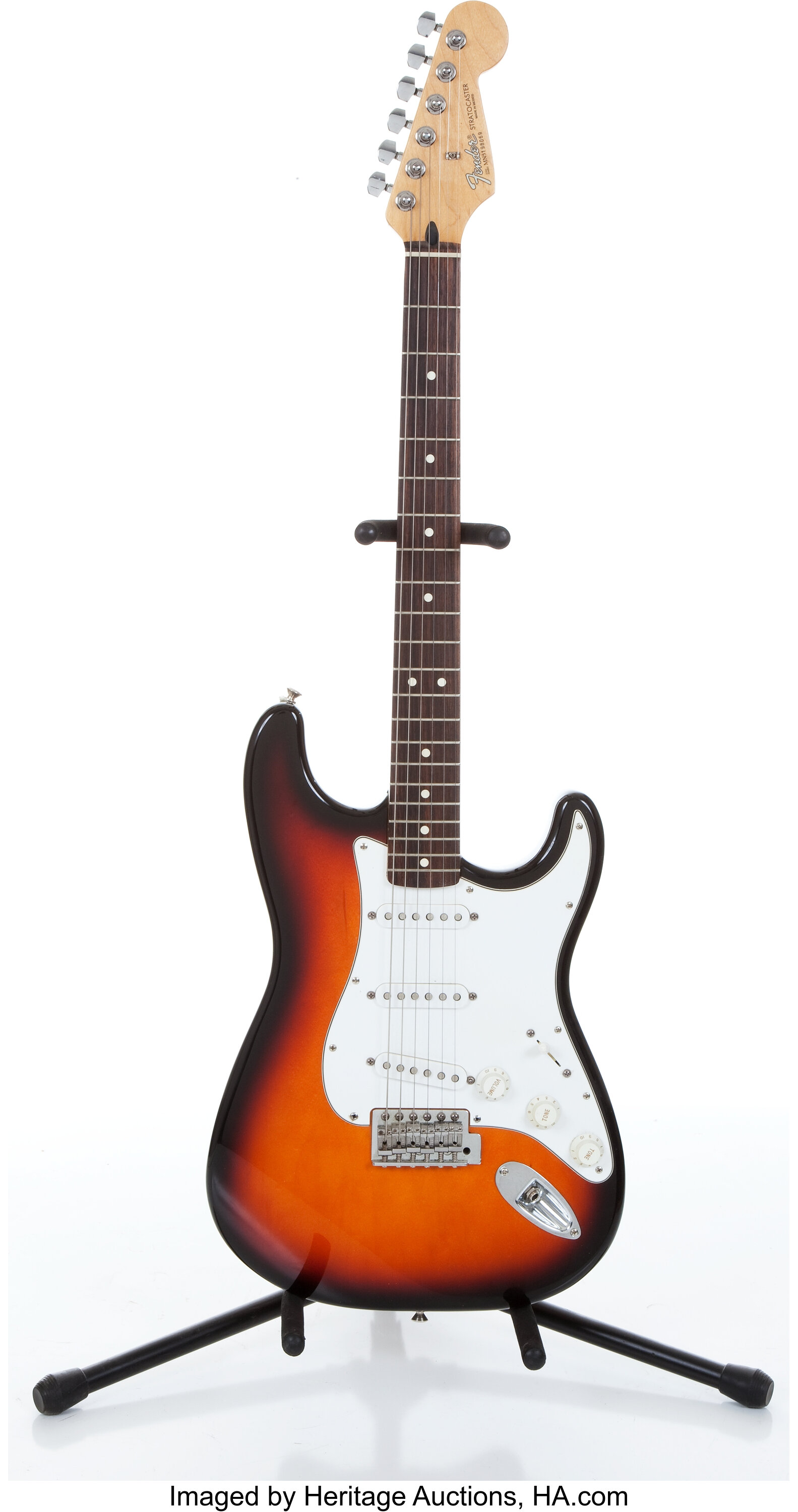 1995 Fender Stratocaster Sunburst Electric Guitar, Serial # | Lot