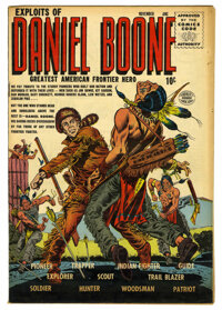 Legends Of Daniel Boone #5 1956- DC-Nick Cardy art-Scarce issue-small piece  missing border of 1st page-P/FR: (1956) Comic