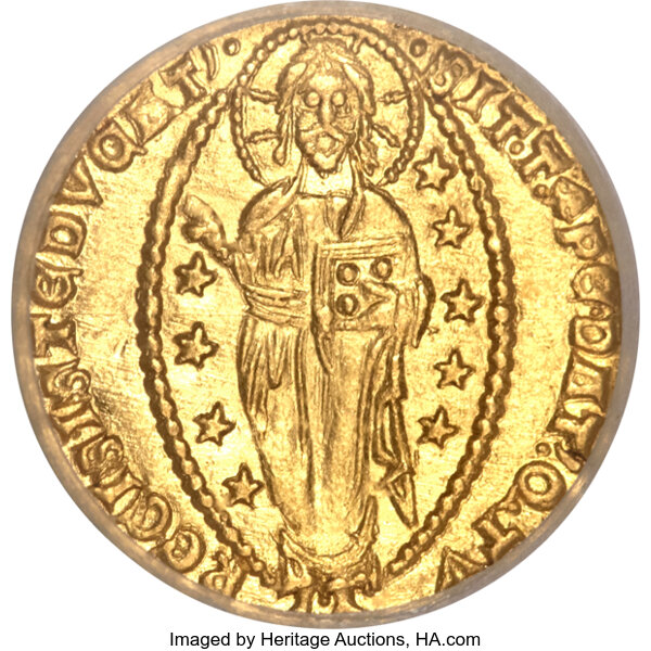 Italy: Venice. Andrea Dandolo gold Ducat ND (1343-1354),... Italy