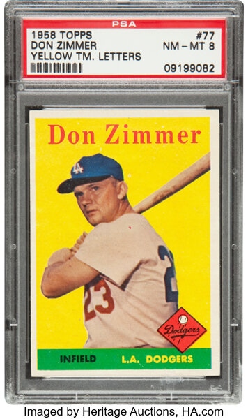 Don Zimmer Baseball Cards