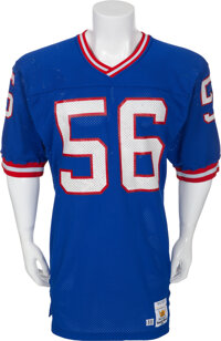 LAWRENCE TAYLOR NEW YORK GIANTS VINTAGE 19800'S MACGREGOR SAND-KNIT JE -  Bucks County Baseball Co.