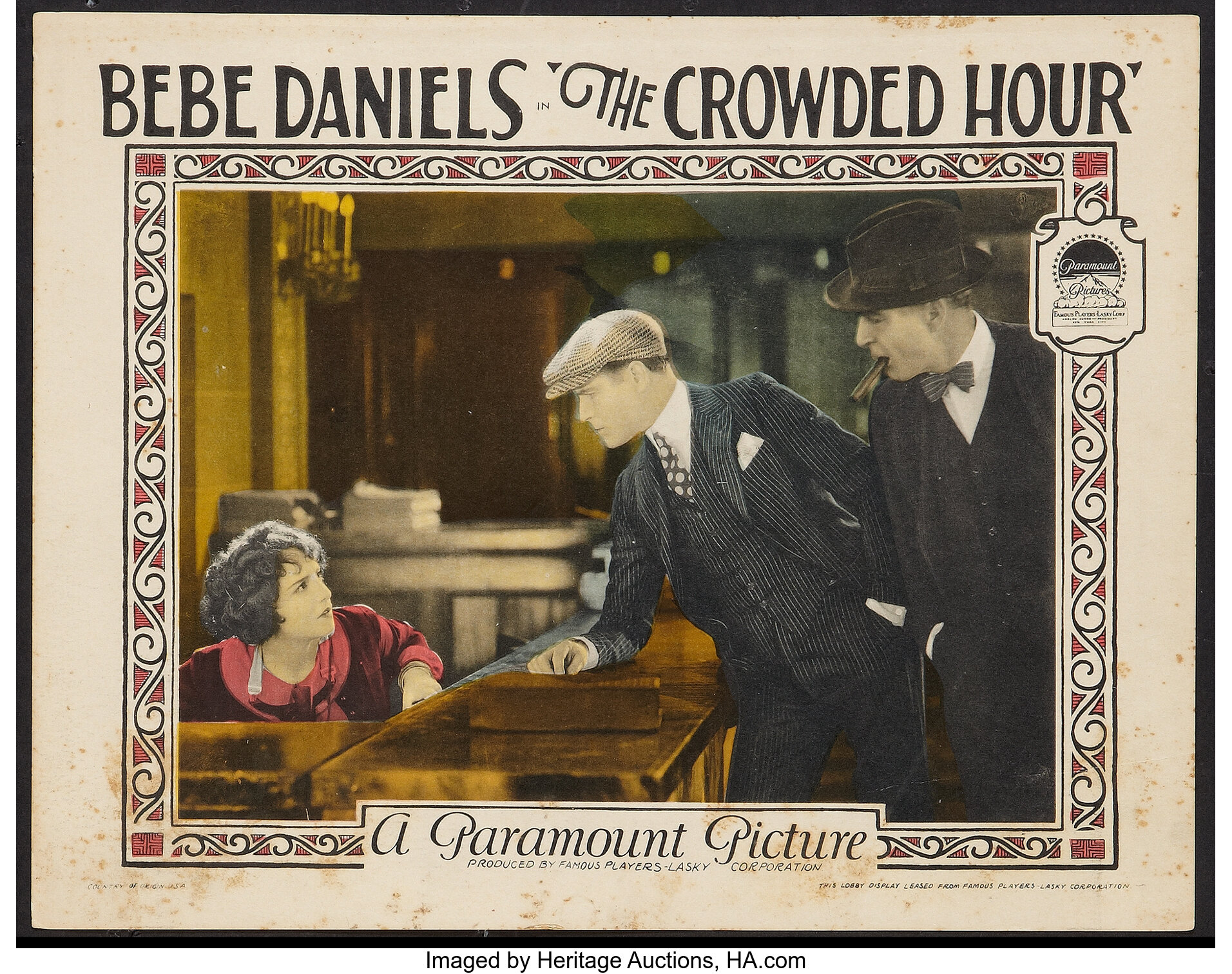 The Crowded Hour (Paramount, 1925). Lobby Card (11
