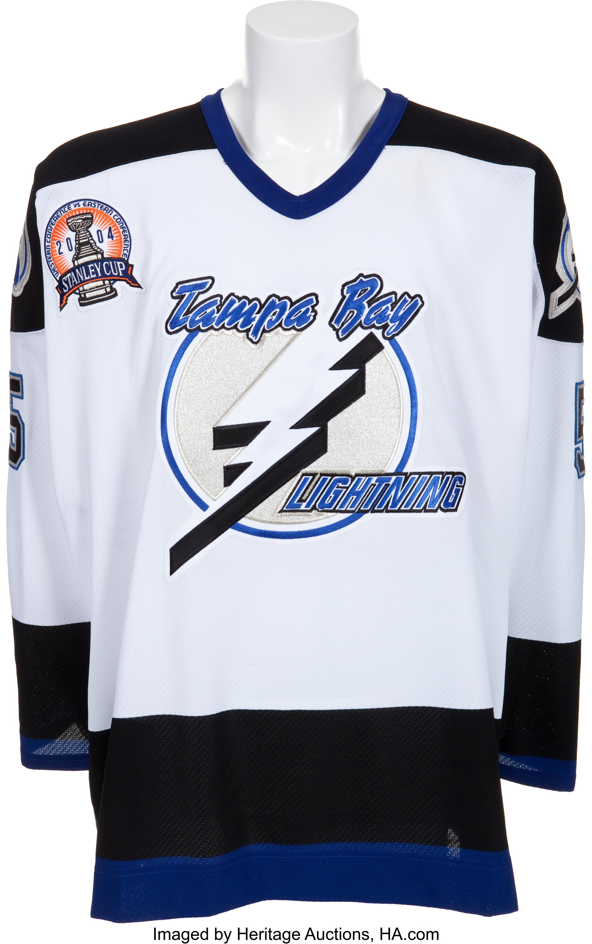 Finally got my Stanley Cup patch on my Lightning Reverse Retro jersey! :  r/hockeyjerseys