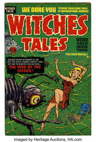 Golden Age (1938-1955):Horror, Witches Tales #12 Davis Crippen ("D" Copy) pedigree (Harvey, 1952)Condition: VF....