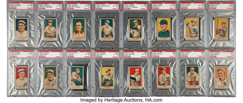 The 1919 Chicago Black Sox - 25 Baseball Card Set of the Chicago