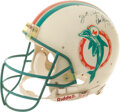 Lot Detail - 1995-96 DAN MARINO MIAMI DOLPHINS GAME WORN HELMET WITH  EXCELLENT WEAR