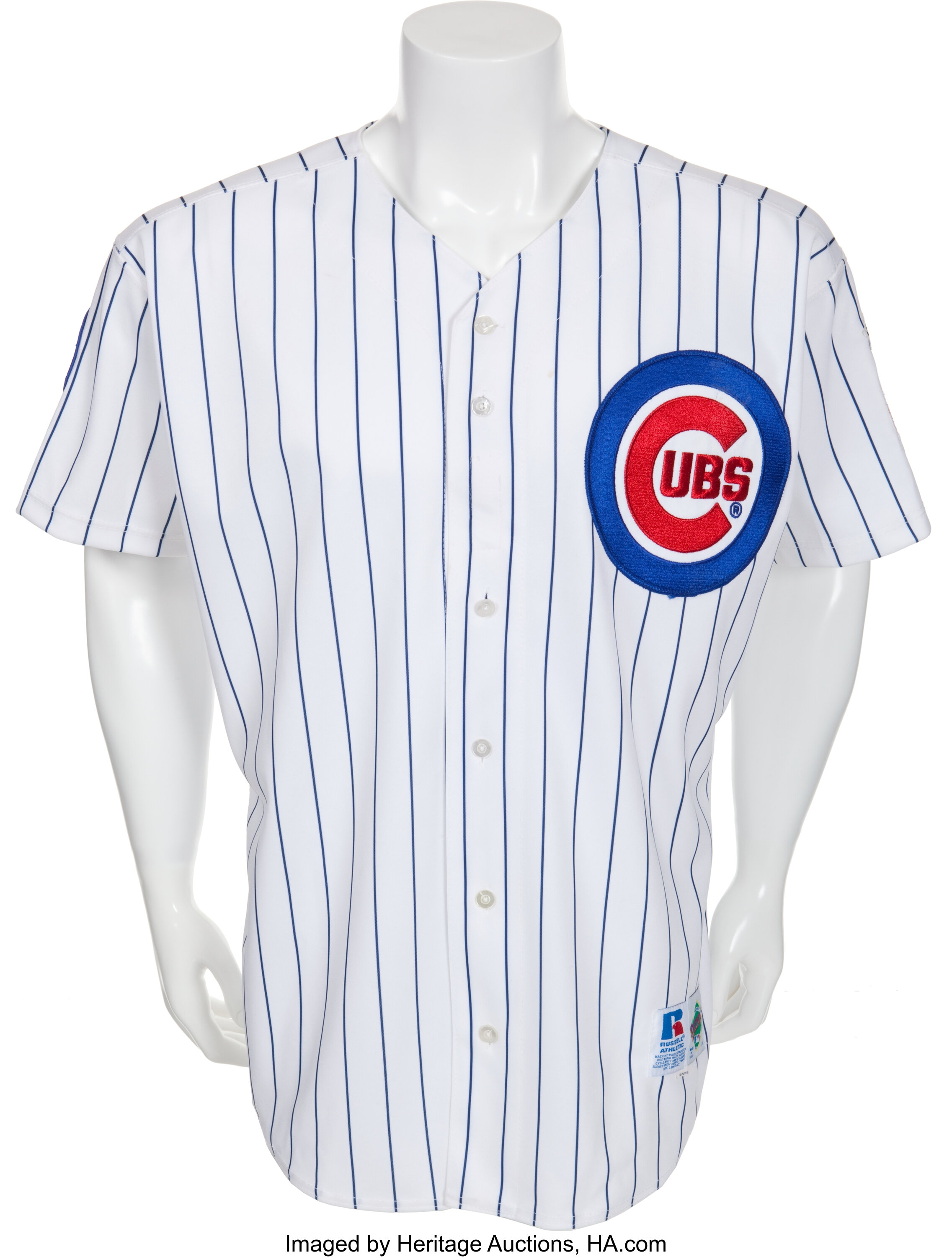 SAMMY SOSA CHICAGO CUBS RUSSELL AUTHENTIC JERSEY HARRY CAREY PATCH