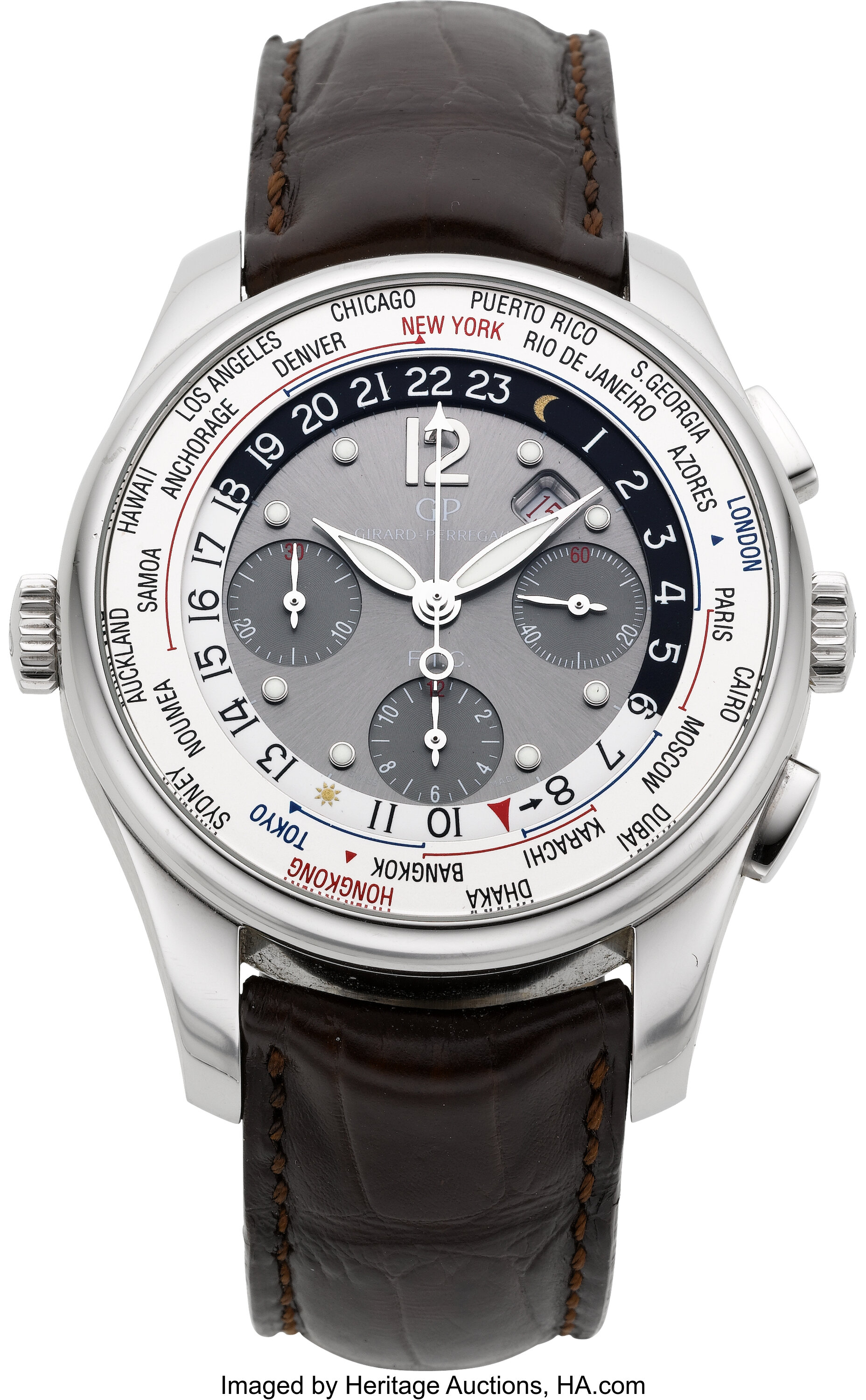 Girard Perregaux Ref. 49805 Limited Edition Financial World Time