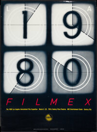 1981 - Los Angeles Film Festival - FILMEX Movie Poster 1981 21x31