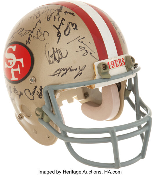 Roger Craig Signed 49ers Full-Size Helmet With Multiple