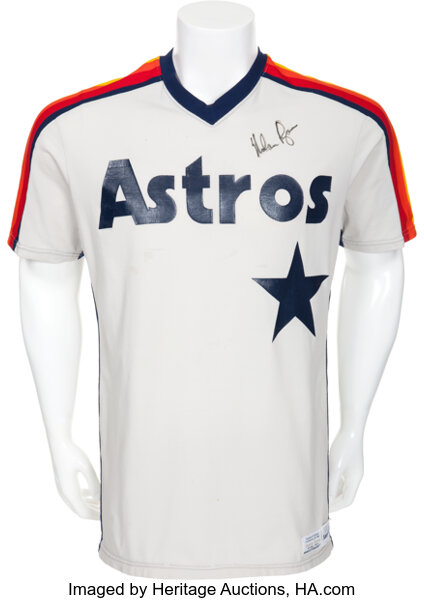 Houston Astros 1982 Nolan Ryan Cream Alternate MLB Baseball Jersey  (44/Medium)