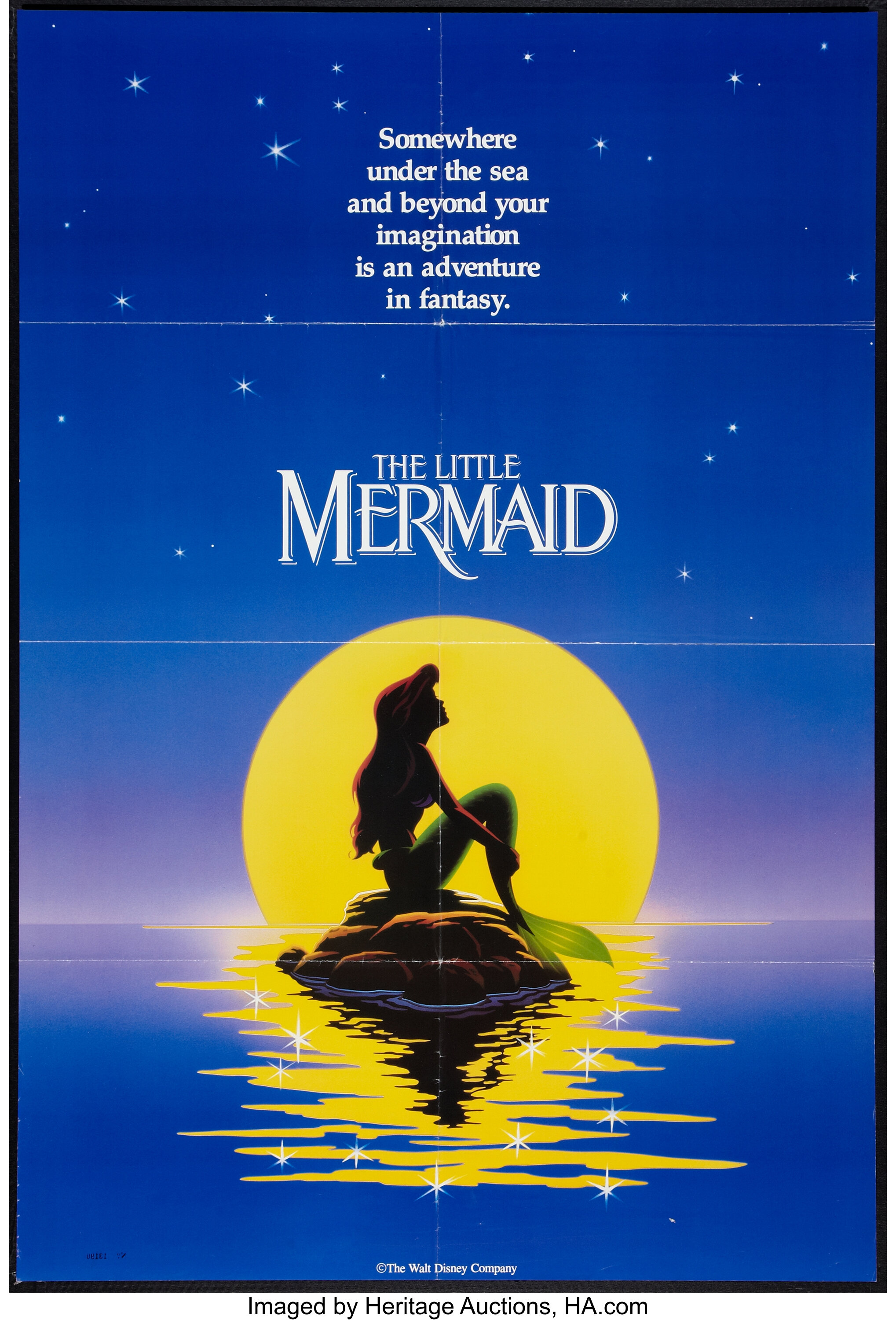 the little mermaid 1989 poster