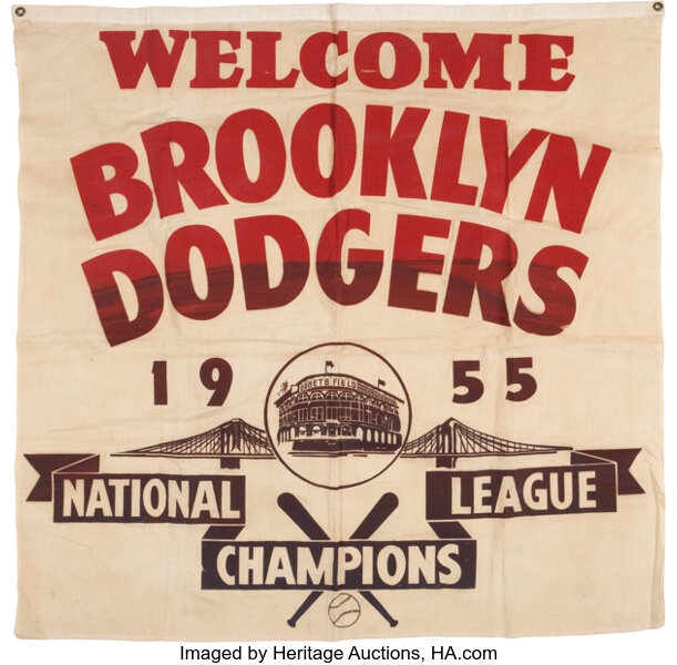 Vintage Baseball pennant National League banner