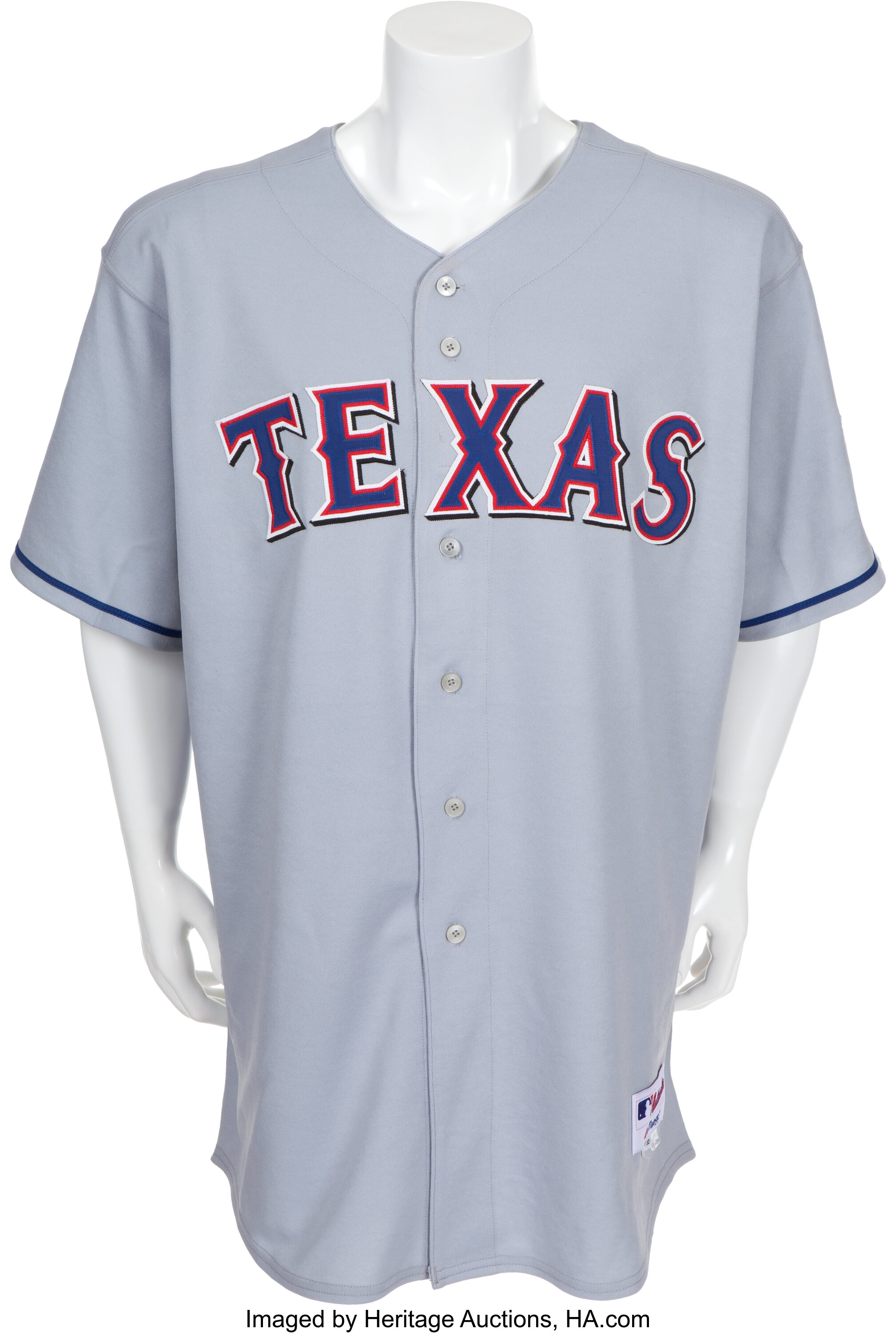 2001 Alex Rodriguez Game-Used, Signed Rangers Jersey (w/A-Rod LOA)
