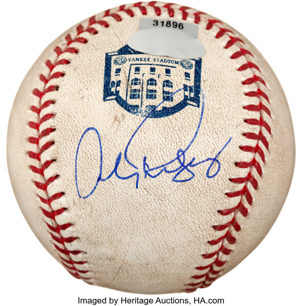 Alex Rodriguez Signed Autograph Omlb Baseball Ball - New York