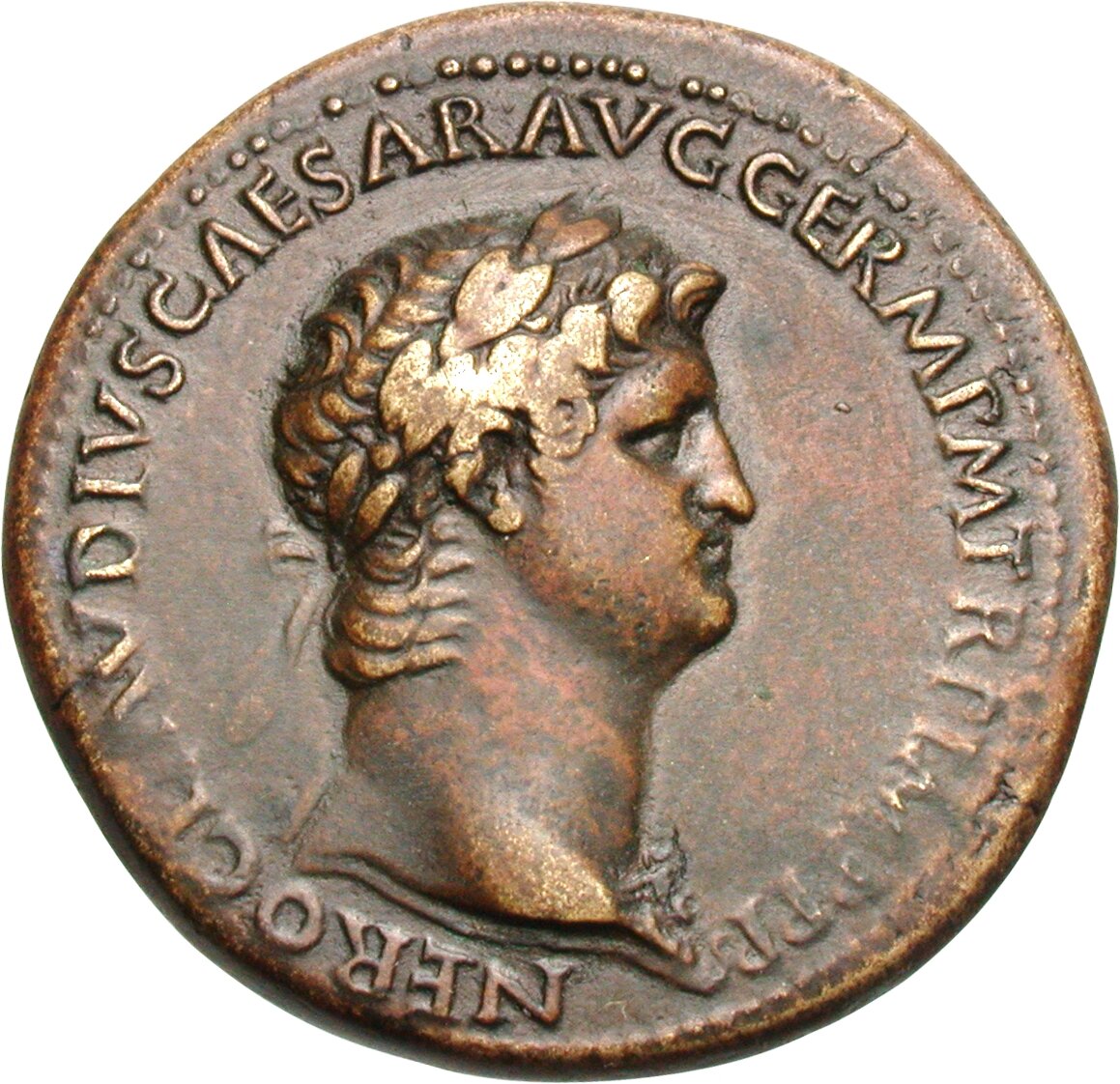 Ancients: Nero. 54-68 AD. Sestertius, 27.12g (7h). Rome, 64 AD