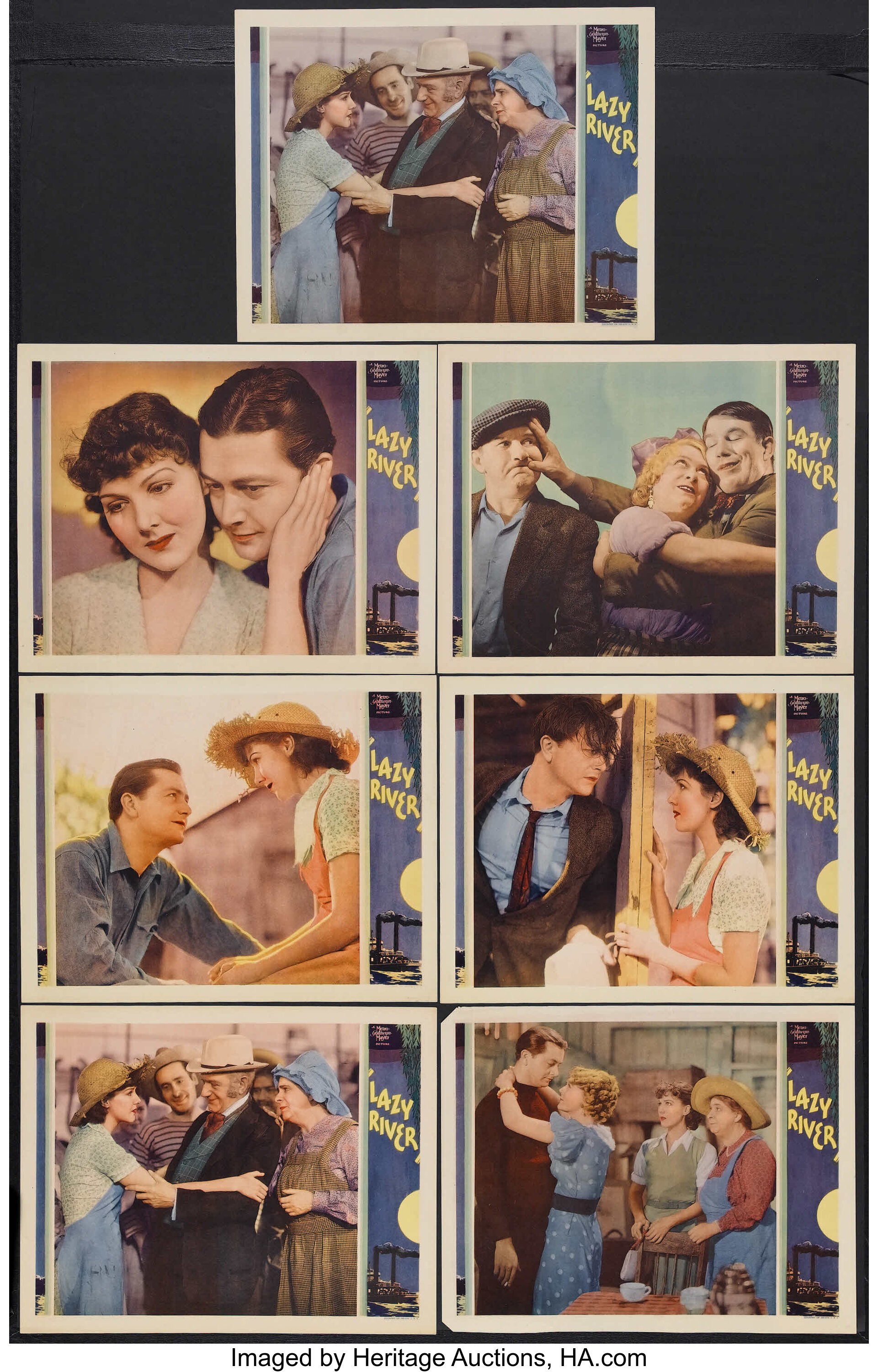 Lazy River (Metro Goldwyn Mayer, 1934). Lobby Cards (7) (11