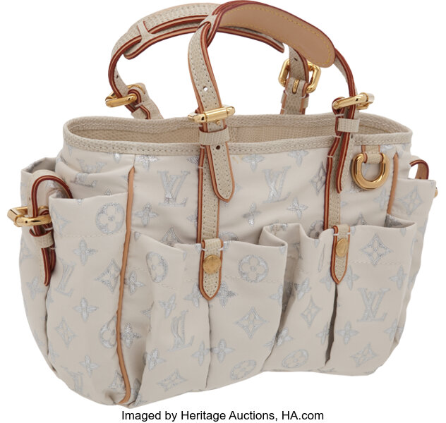 LOUIS VUITTON GLITTER CABAS GM CANVAS MONOGRAM PASTEL HAND BAG