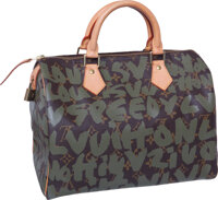 Louis Vuitton Green Damier Cubic Fabric and Leather Limited Edition Speedy  Cube PM Louis Vuitton