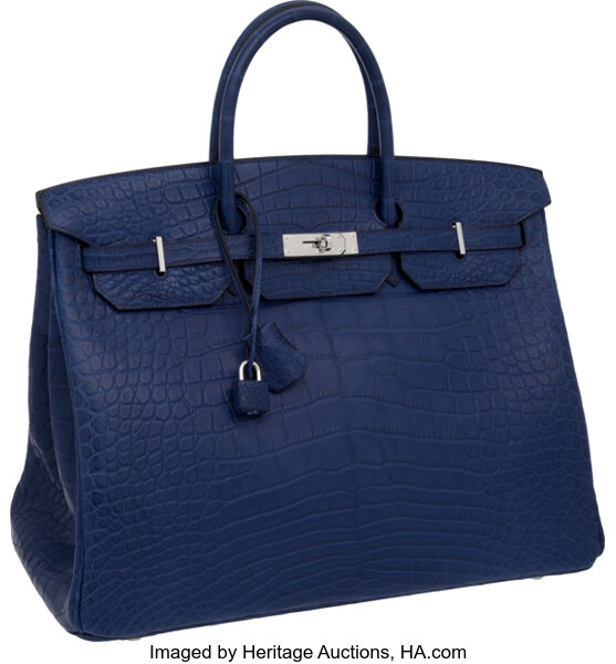 Hermès Birkin 30 Bleu de Malte Alligator Mississippi Matte Palladium H —  The French Hunter