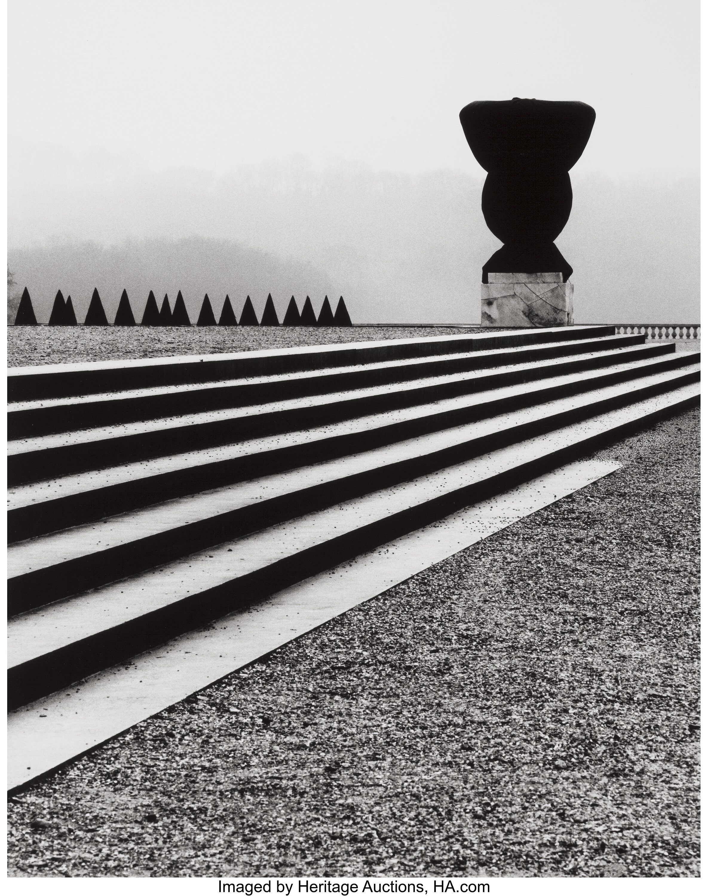 MICHAEL KENNA (British/American, b. 1953). Covered Urn, Versailles