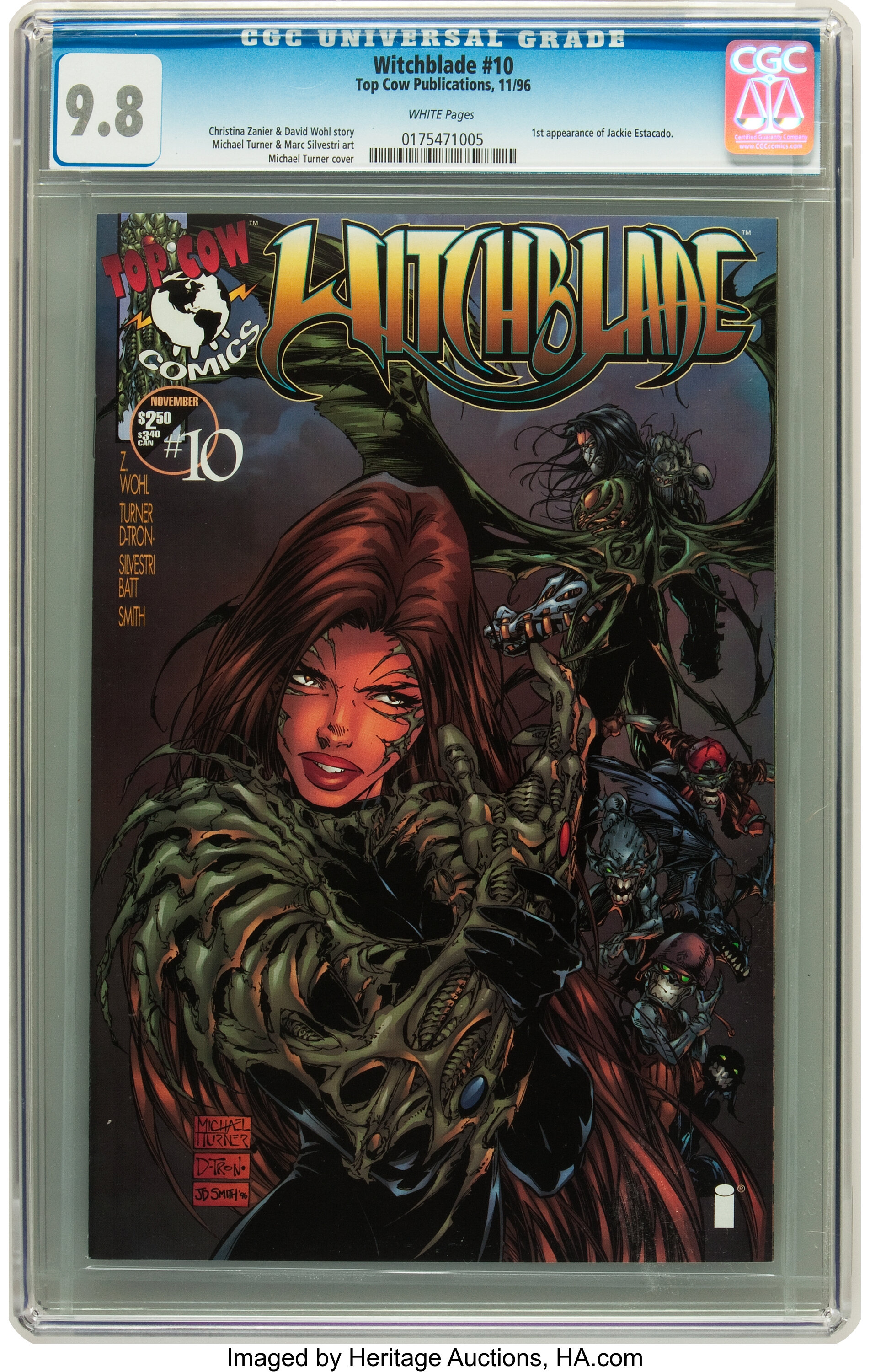 witchblade covers michael turner