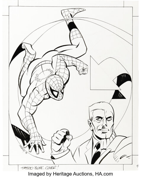 Ken Steacy Spider Man The Chameleon S Many Faces Cover Original Lot Heritage Auctions