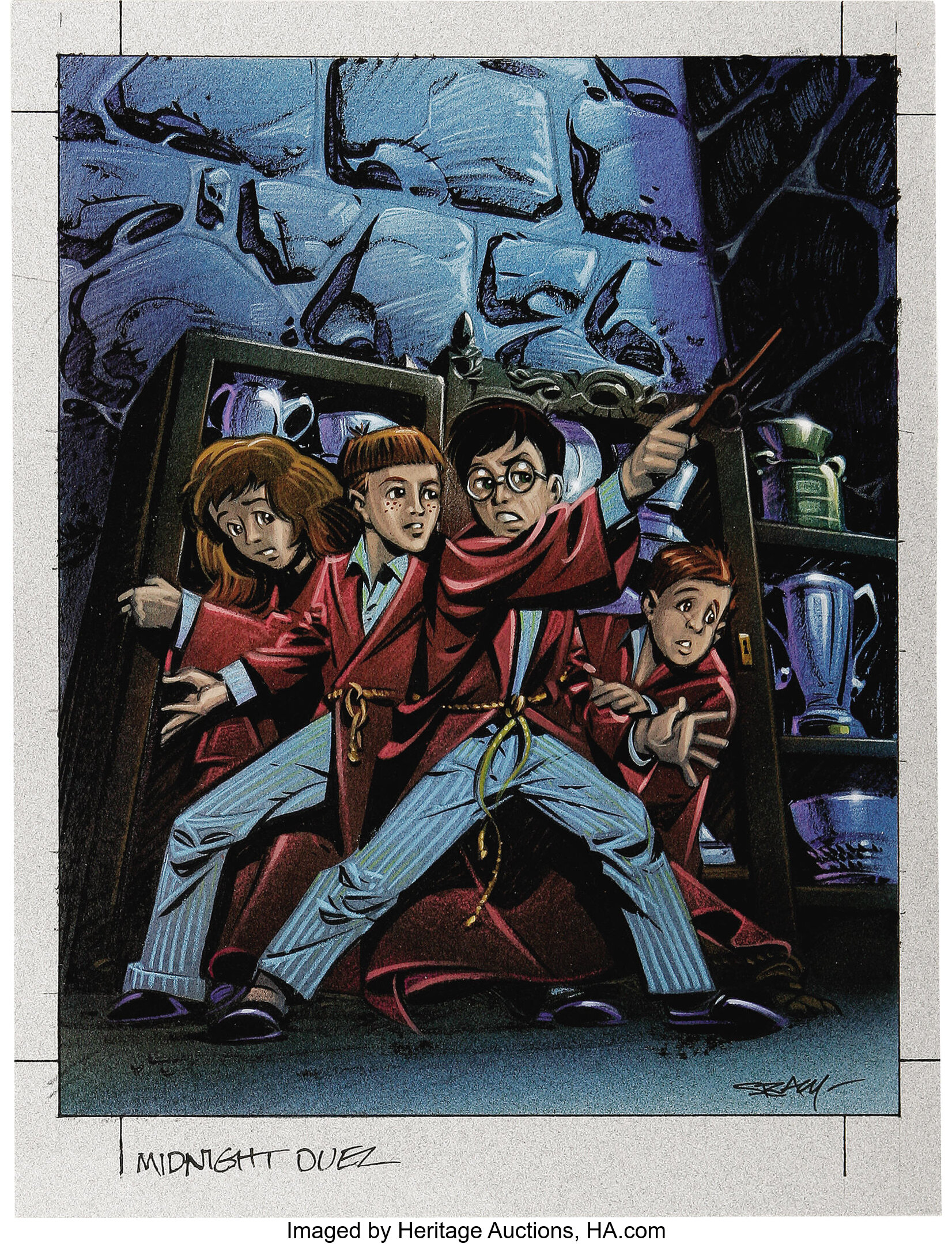 harry potter original illustrations