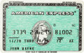 An American Express Credit Card, 1978.... Movie/TV Memorabilia | Lot ...