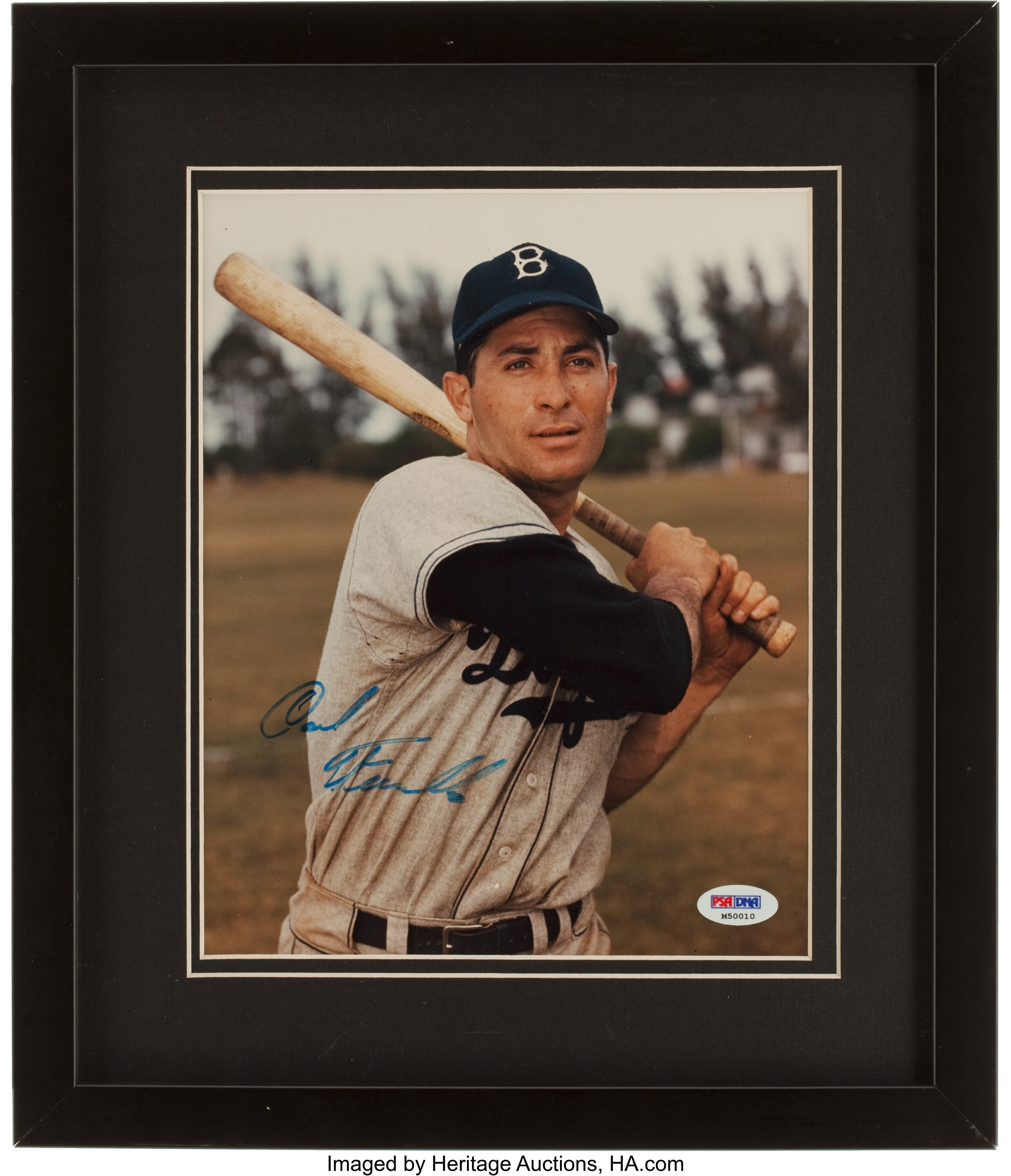 Carl Furillo Signed Photograph.... Baseball Collectibles Photos | Lot ...