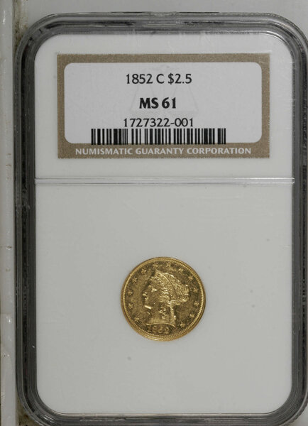 1852 C 2 12 Ms61 Ngc Ngc Census 52 Pcgs Population