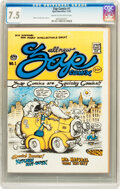 Zap Comix #1 First Printing (Apex Novelties, 1967) CGC VF- 7.5 Cream to off-white pages.