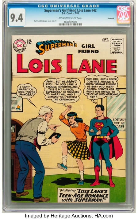 Lois Lane in search of Superman