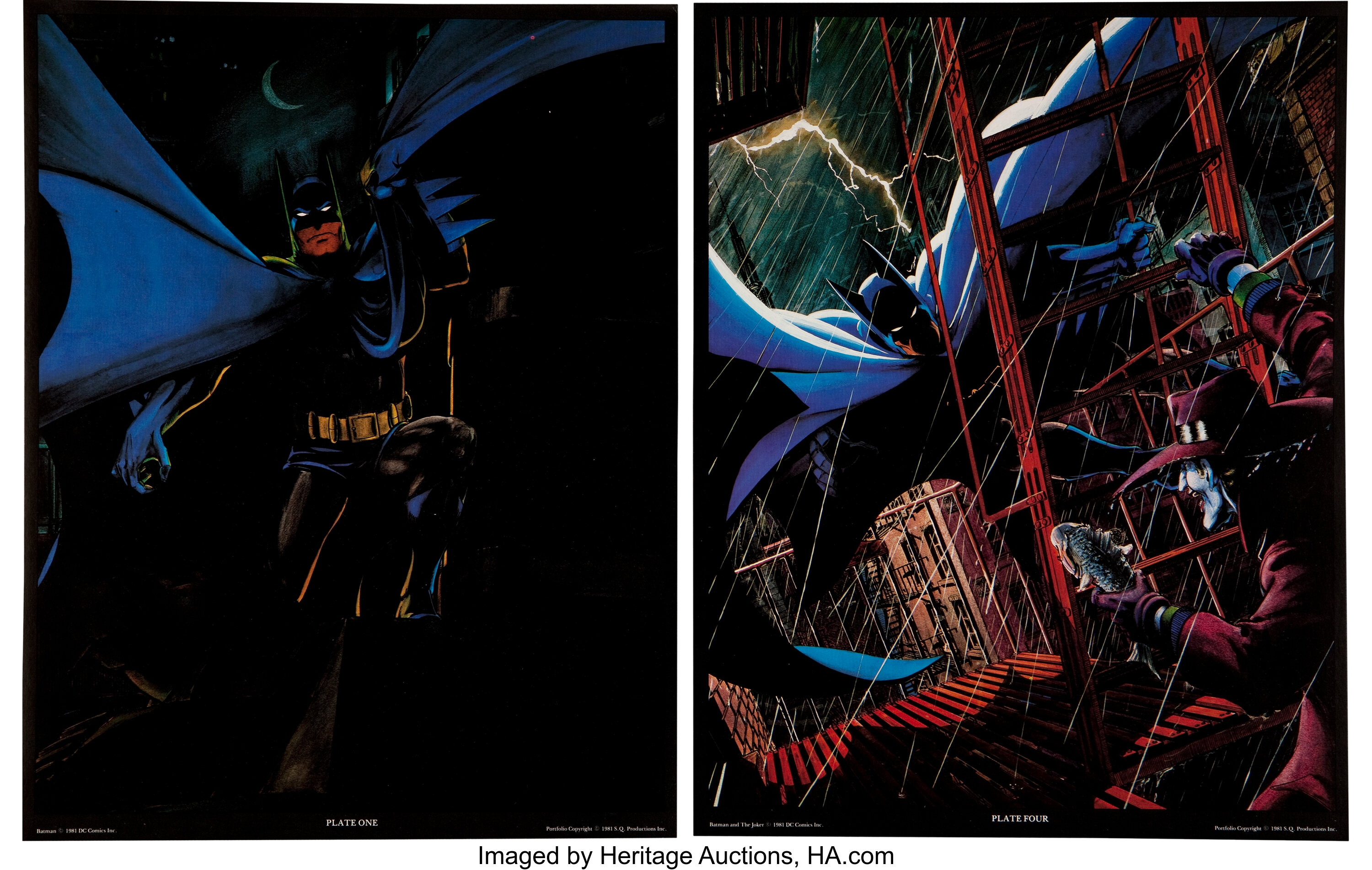 Marshall Rogers The Batman Portfolio #1 (S. Q. Productions, | Lot #11542 |  Heritage Auctions