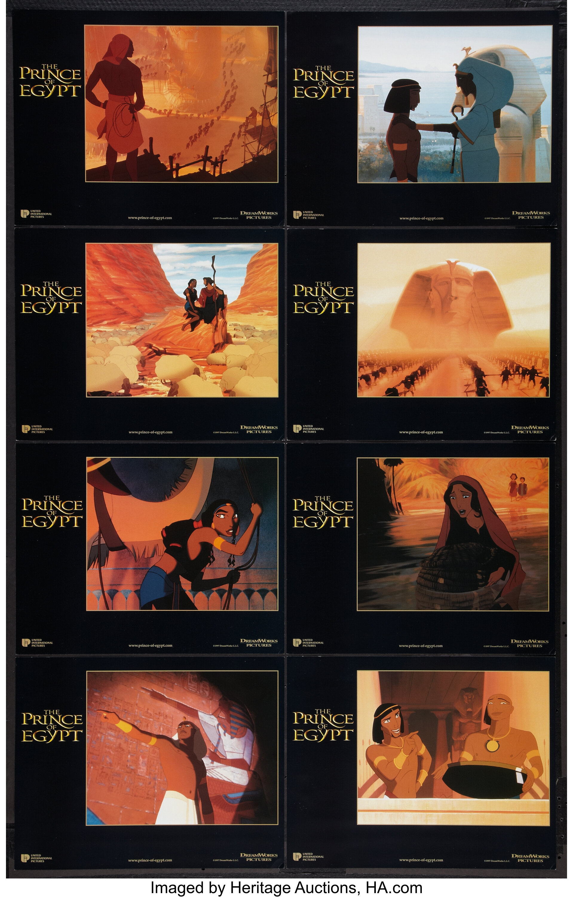 The Prince of Egypt Lot (DreamWorks, 1998). International Lobby