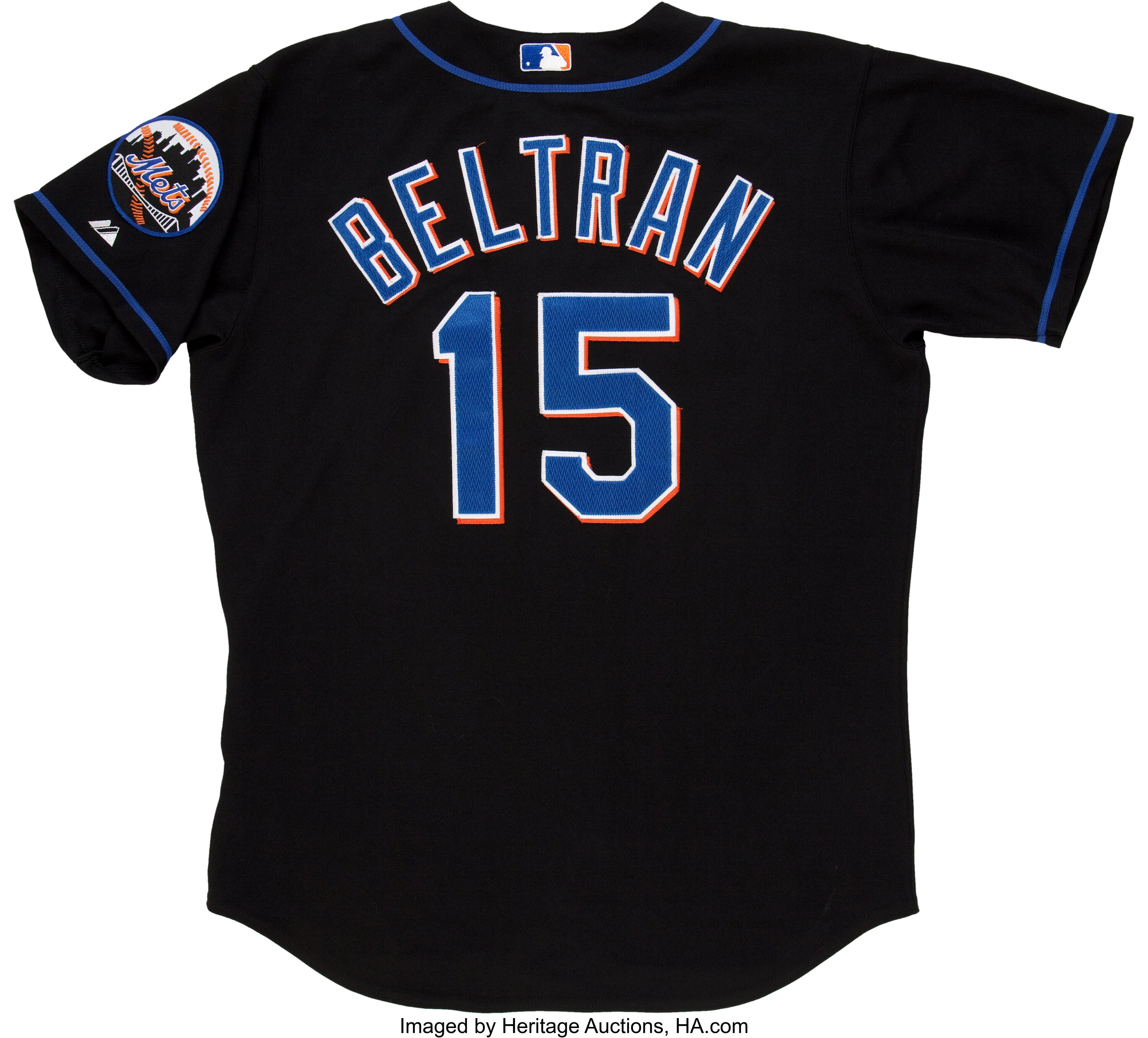 2005 Carlos Beltran Game Worn Jersey. Baseball Collectibles