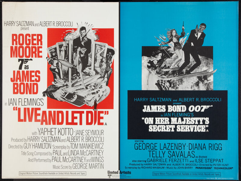 Live And Let Die On Her Majesty S Secret Service Combo United Lot Heritage Auctions