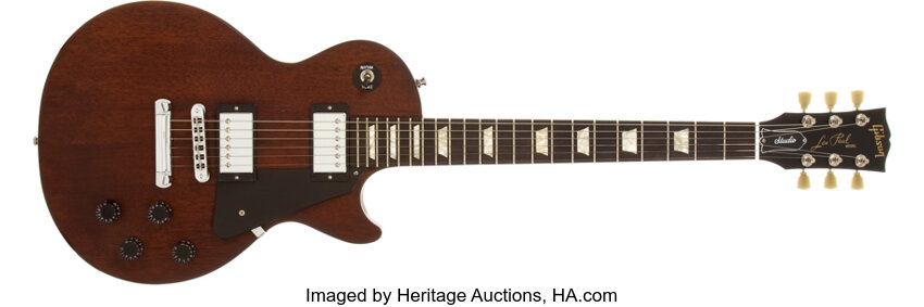 2008 Gibson Les Paul Studio Natural Solid Body Electric Guitar, | Lot  #54544 | Heritage Auctions