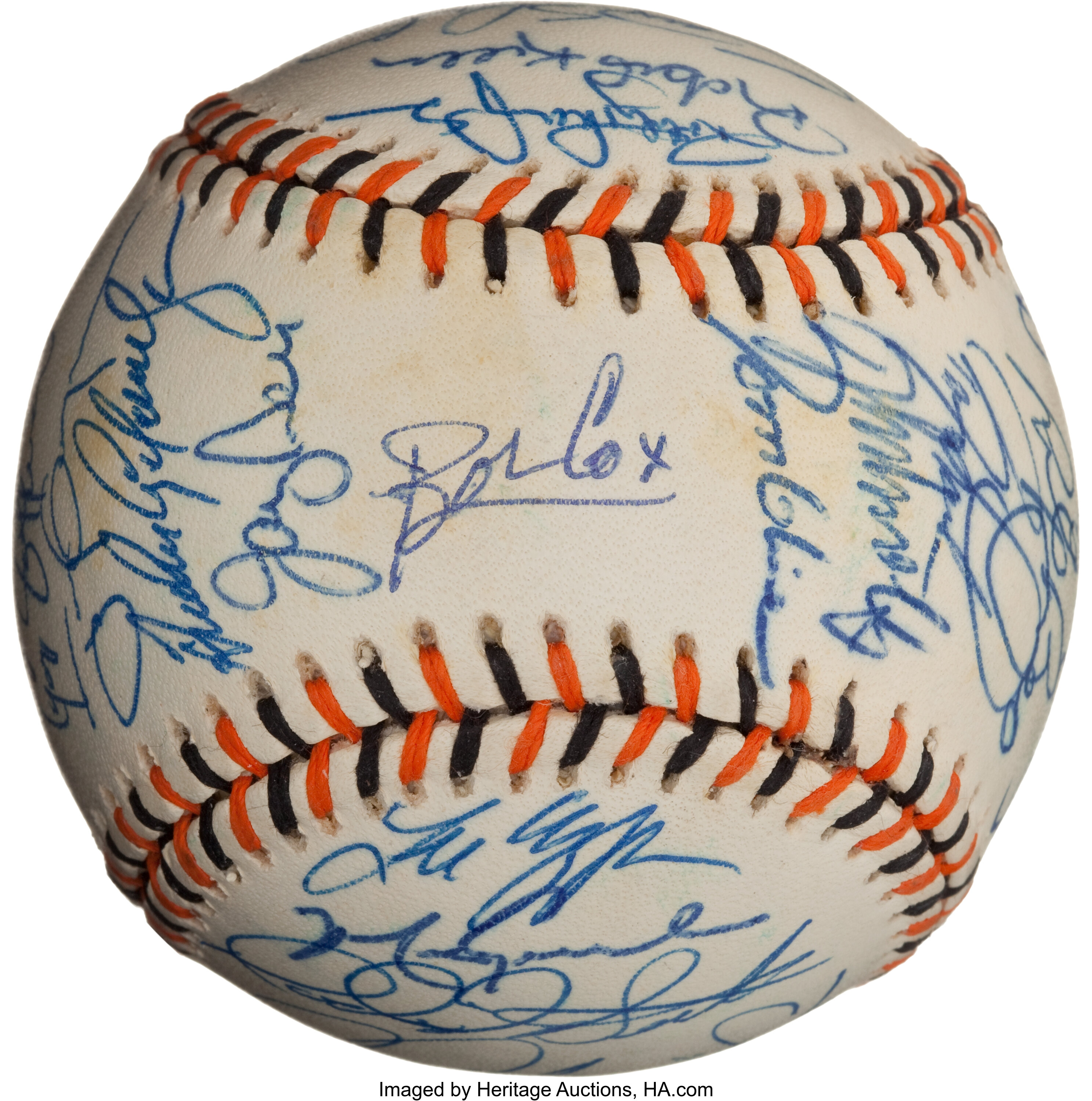 Lot Detail - 1992 World Champion Toronto Blue Jays Team Signed World Series  Baseball (34 signatures)