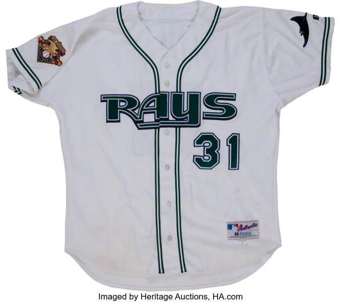 Early 2000's Josh Hamilton Game Worn Tampa Bay Devil Rays Spring, Lot  #41113