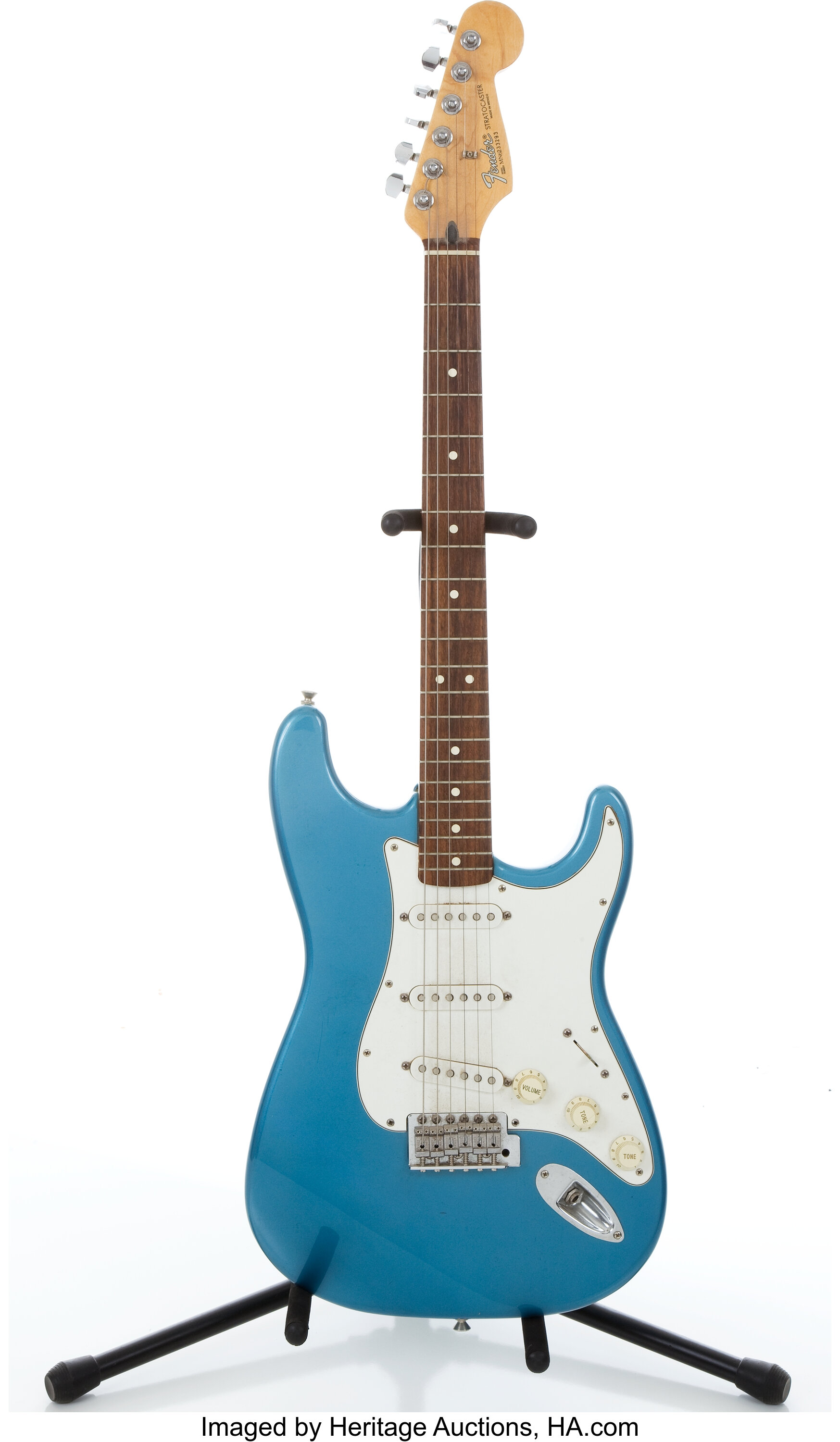 1996/97 Fender Stratocaster Blue Metallic Electric Guitar | Lot